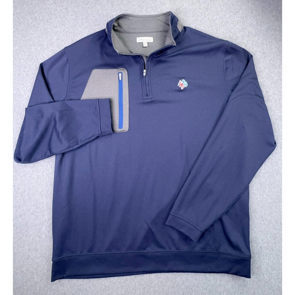 Peter Millar Perth Performance Pullover Men's XL … - image 2